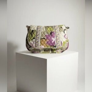 Vera Bradley Medium Floral Cotton crossbody/shoulder purse